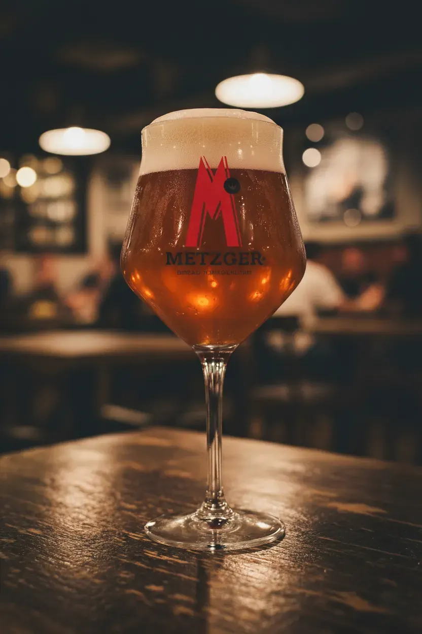 Vienna Lager servita nel bicchiere