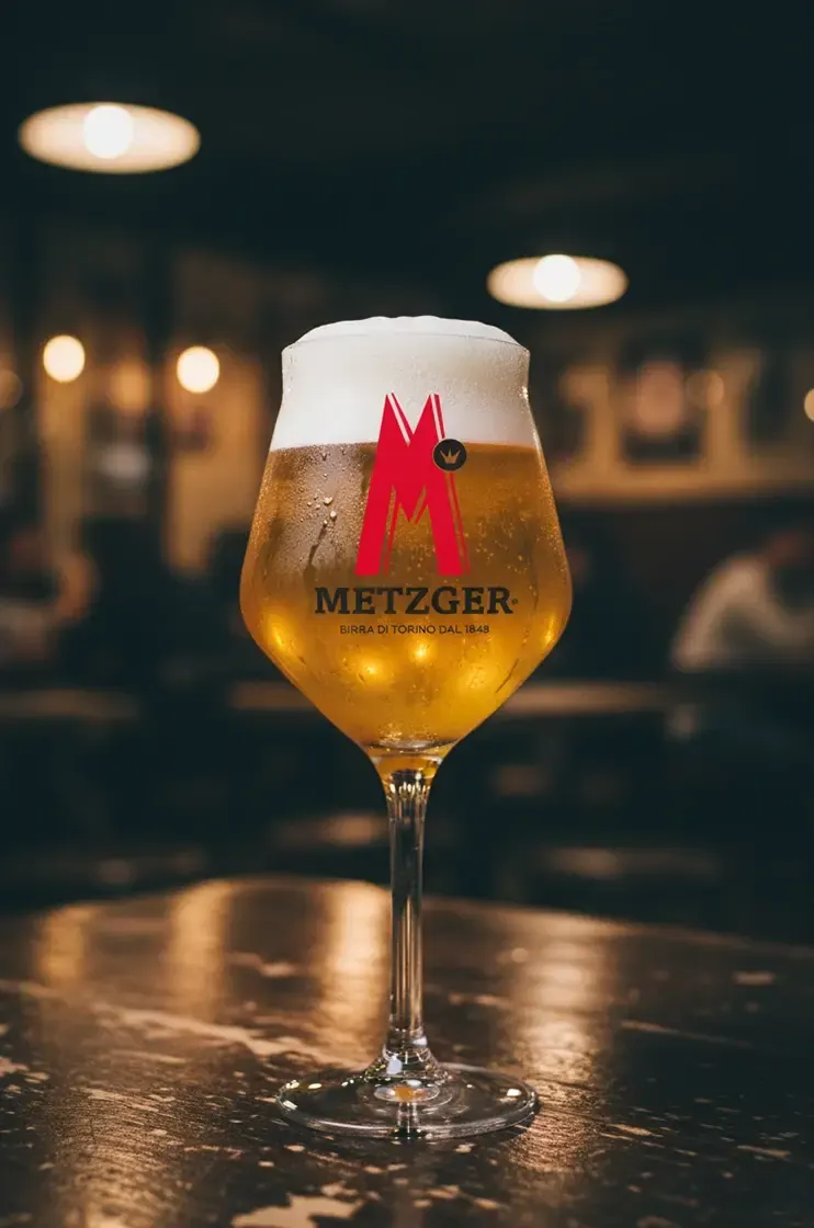 Pils Lager servita nel bicchiere
