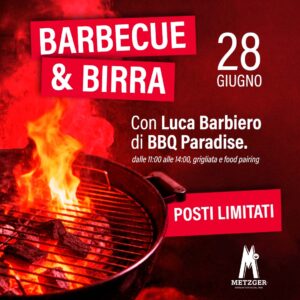Barbecue & Birra - corso BBQ, grigliata e food pairing
